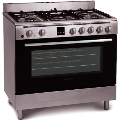 Montpellier MR90DFMX Single Cavity Duel Fuel Range Cooker in Stainless Steel